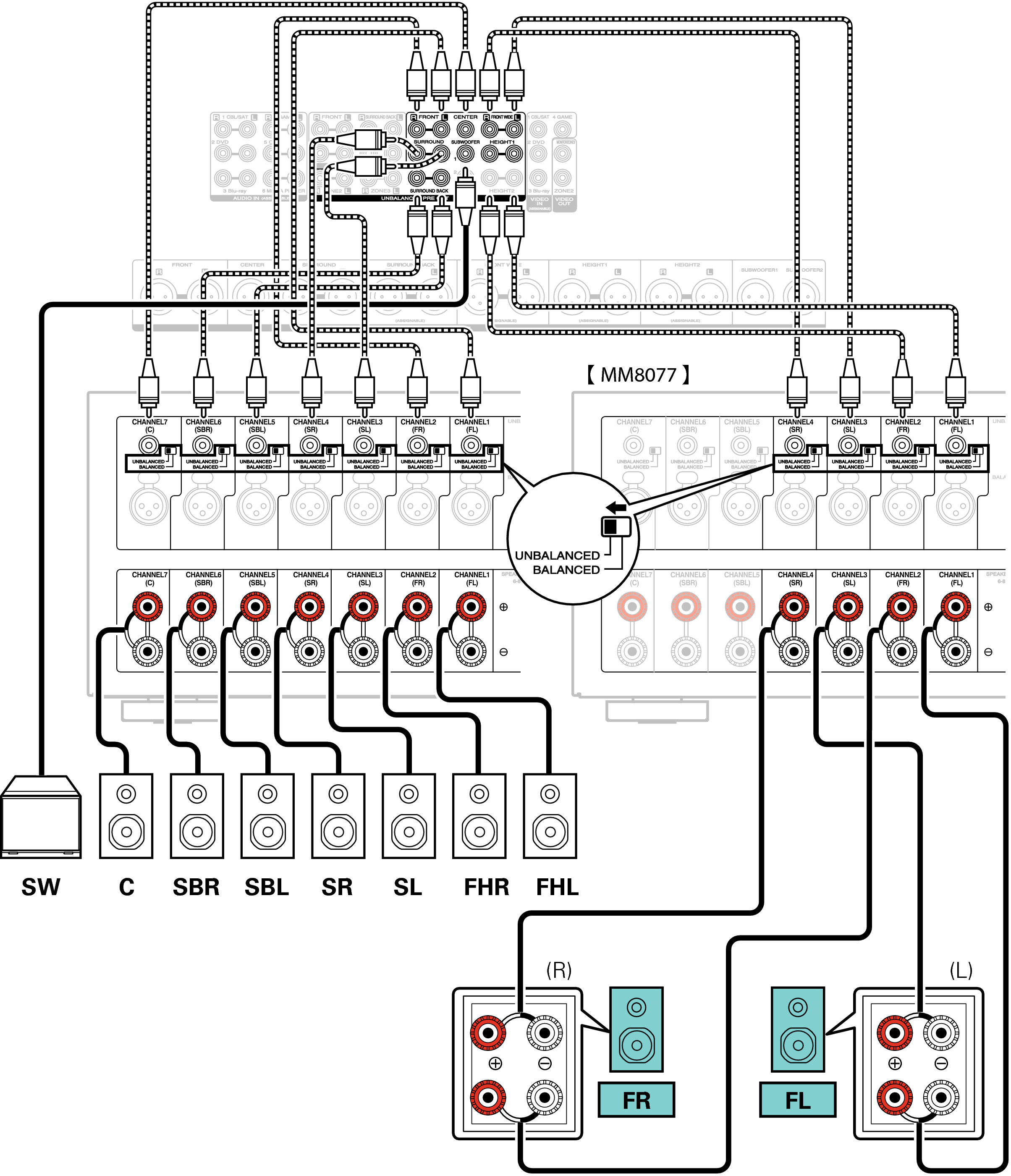 Conne SP 9.1 BiAmp AV8802U